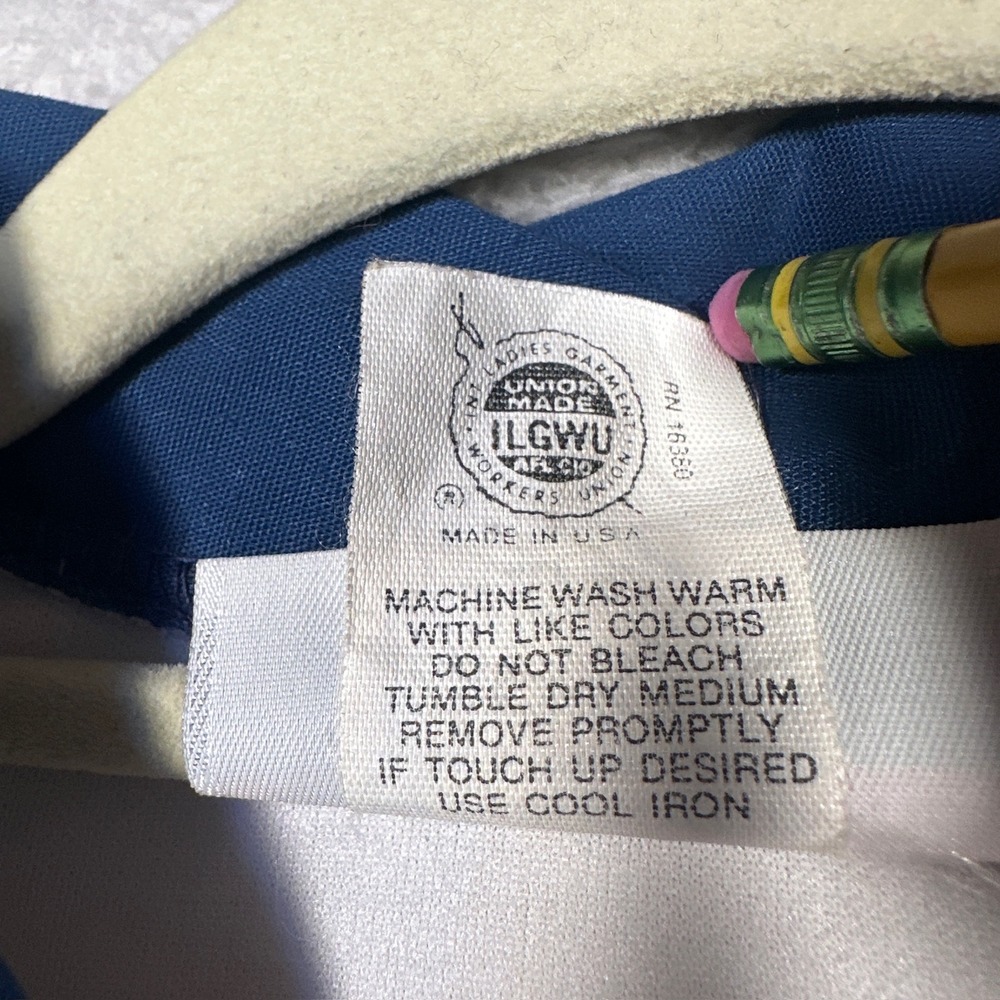 Sears The Sportdress Dress Women 11/12 Blue White Red 70s Vintage Union Made USA - Picture 5 of 11